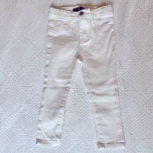 New 7 for all mankind Toddler 2T White Jeans